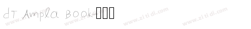 dT Ampla Book字体转换